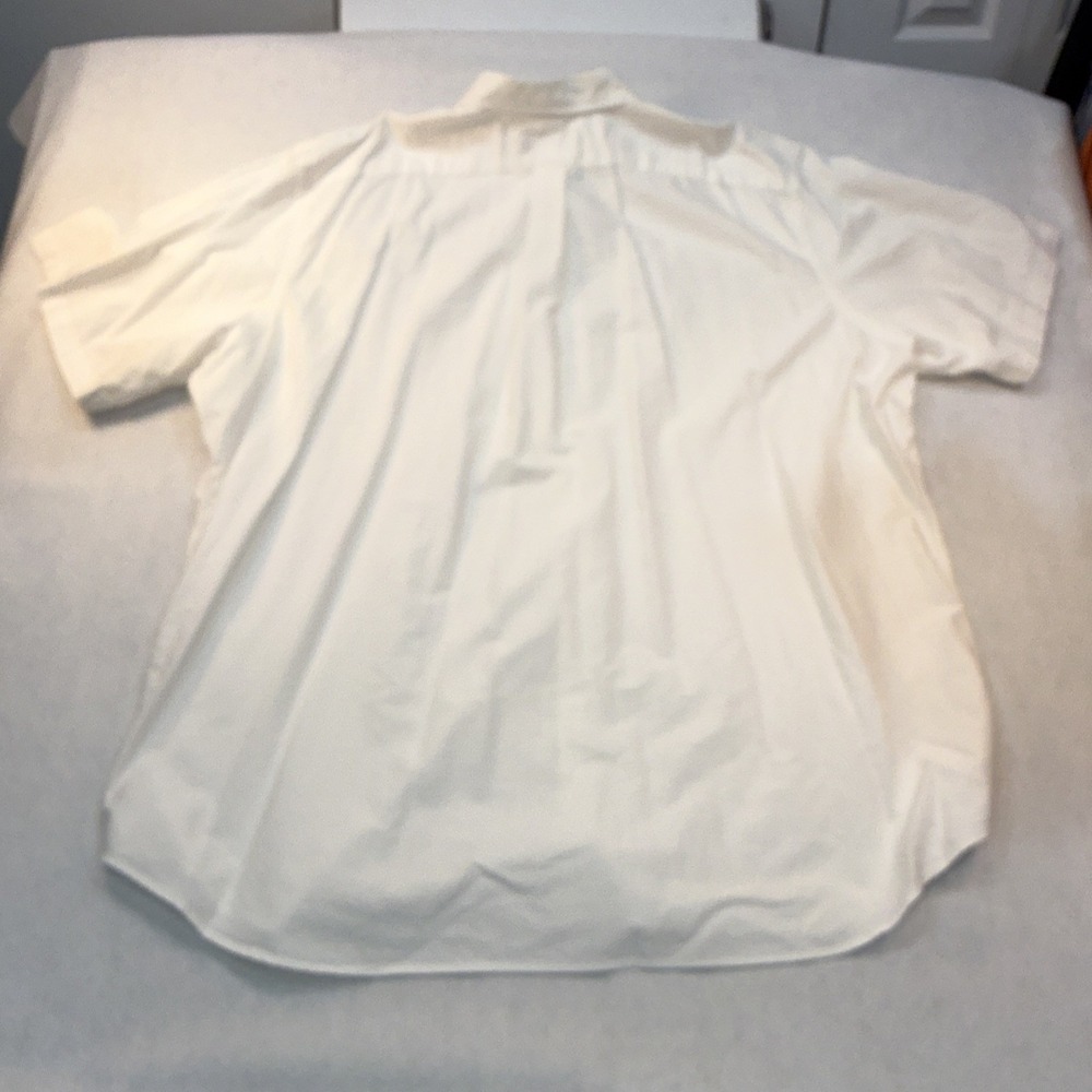 Ralph Lauren Button Down Shirt Men's Whit 4XLT Short Sleeve Shirt - Picture 12 of 12